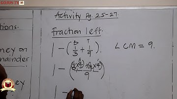 MATHEMATICS , APPLICATION OF FRACTIONS LESSON 2, GOMBE JUNIOR SCHOOL, E-LEARNING UGANDA