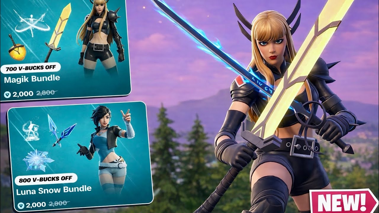 new MAGIK SKIN Gameplay in Fortnite