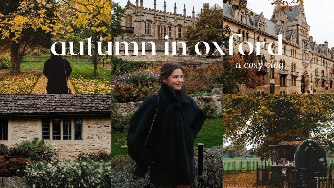 Уютный октябрьский видеоблог: осень в Оксфорде 🍂🕯️ осенний шопинг, видеоблог об английской сельск...