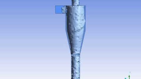 Cyclone separator vortex of Anthracite reflect