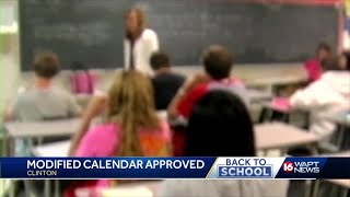 Clinton school board approves modified school calendar