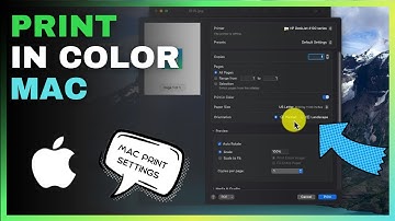 Afdrukken in kleur op Mac/Google Chrome (of zwart-wit)