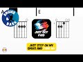 ZZ TOP - Just Got Paid • Bass &amp; Drums | Scrolling Guitar Chords &amp; Lyrics