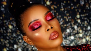 Cranberry Makeup Look | TosinOjoStylist