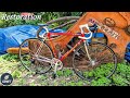 Bike restoraion  1985 italy classic steel bicycle