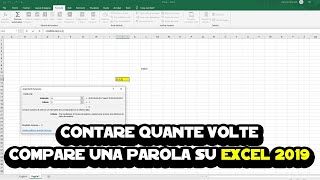 Come contare quante volte compare una parola su Excel 2019 Resimi