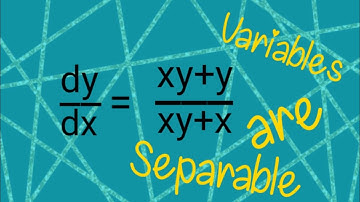 dy/dx=xy+y/xy+x #Variablesareseparable #Differentialequations L343
