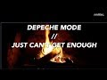 Depeche Mode - Just Can&#39;t Get Enough // Subtitulada - Lyrics