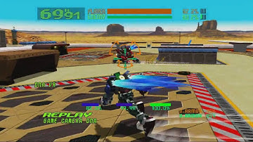 XBLA Virtual-On - Clips - Laser Fail