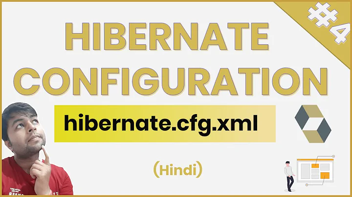 #4. Configuring Hibernate in our project | hibernate configuration | hibernate.cfg.xml
