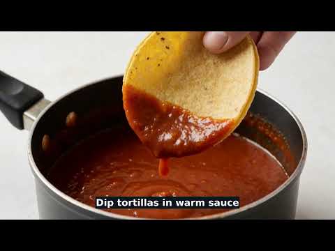 Baked Shredded Beef Enchiladas Rojas recipe video thumbnail