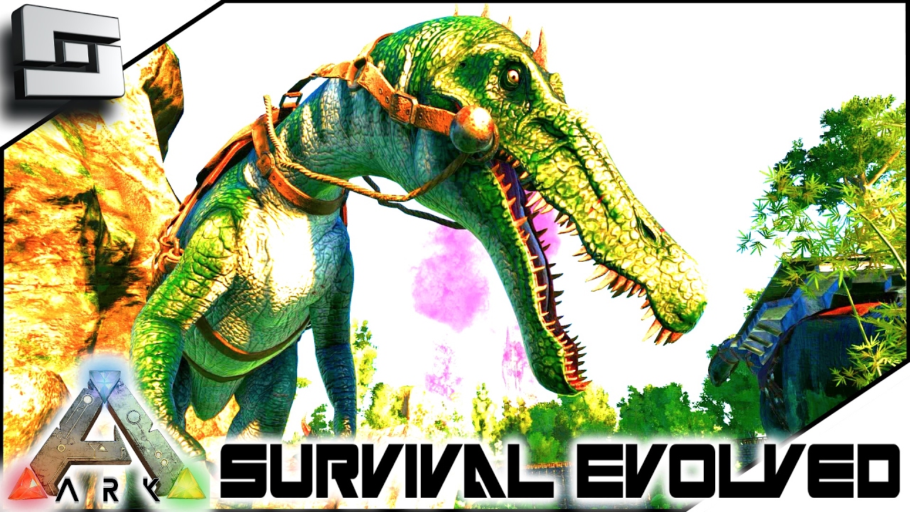 Ark Survival Evolved Baryonyx Taming S4e58 The Center Map Gameplay Youtube