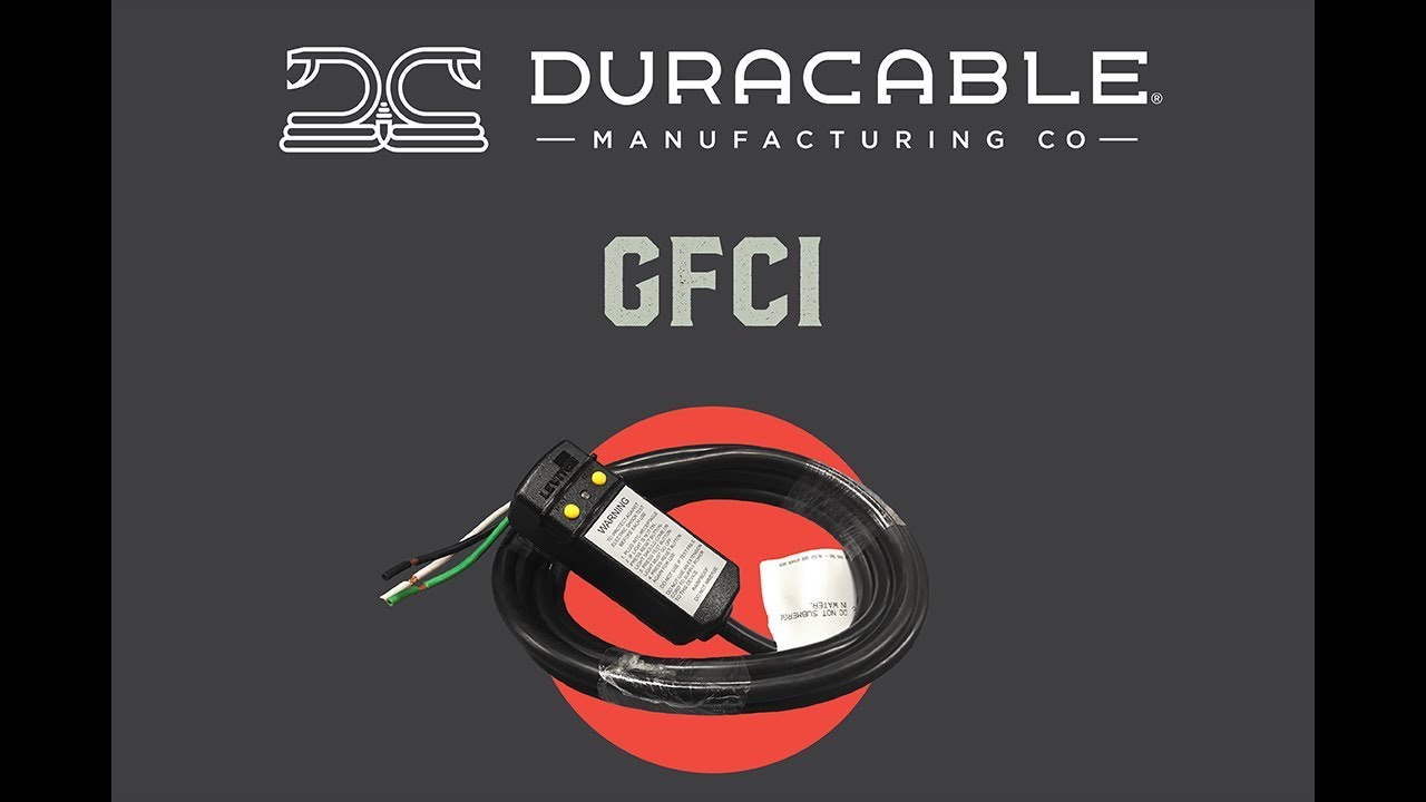 Duracable Machine Maintenance: GFCI