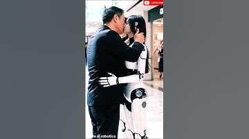 Men Kissing AI Robot Girl😱! #robotics #robots #robot #ai #shortsfeed #kiss #kissing #kissing_status
