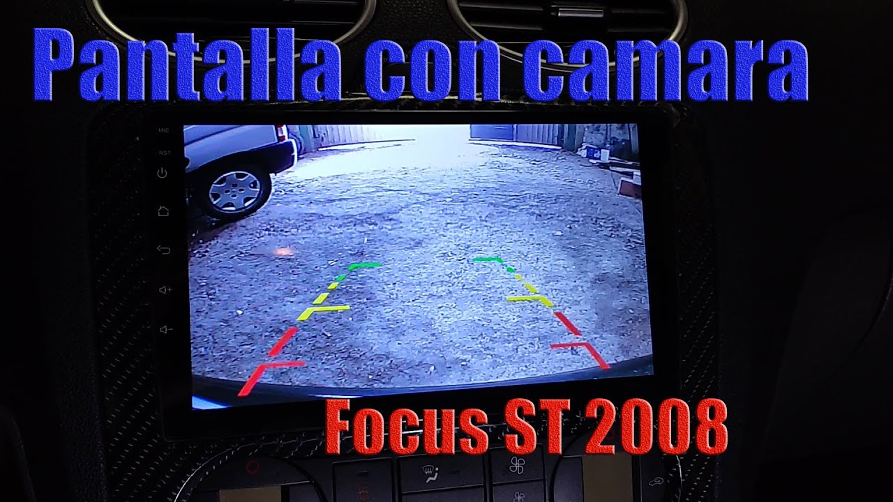 Montar pantalla Android con cámara trasera Focus ST