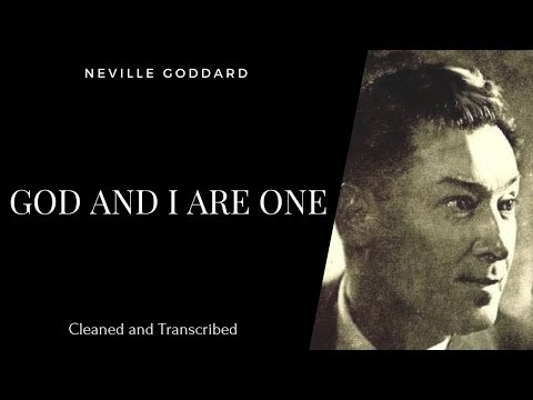 Neville Goddard – God And I Are One – 1972 Lecture – Own Voice – Full Transcription – Subtitles 🙏 –