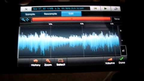 NanoStudio iPhone + Improvox - Sampling Tutorial PART 2