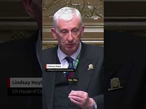 Lindsay Hoyle says safety of MPs from ‘frightening’ threats reason behind his actions on Wednesday