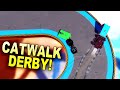 Team Destruction Derby, But On Skinny Catwalks! - Trailmakers Multiplayer