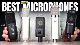 Best BUDGET Microphones For Vocals (2023) - Audio-Technica AT2020, Rode NT1-A & Lewitt LCT 440 Pure