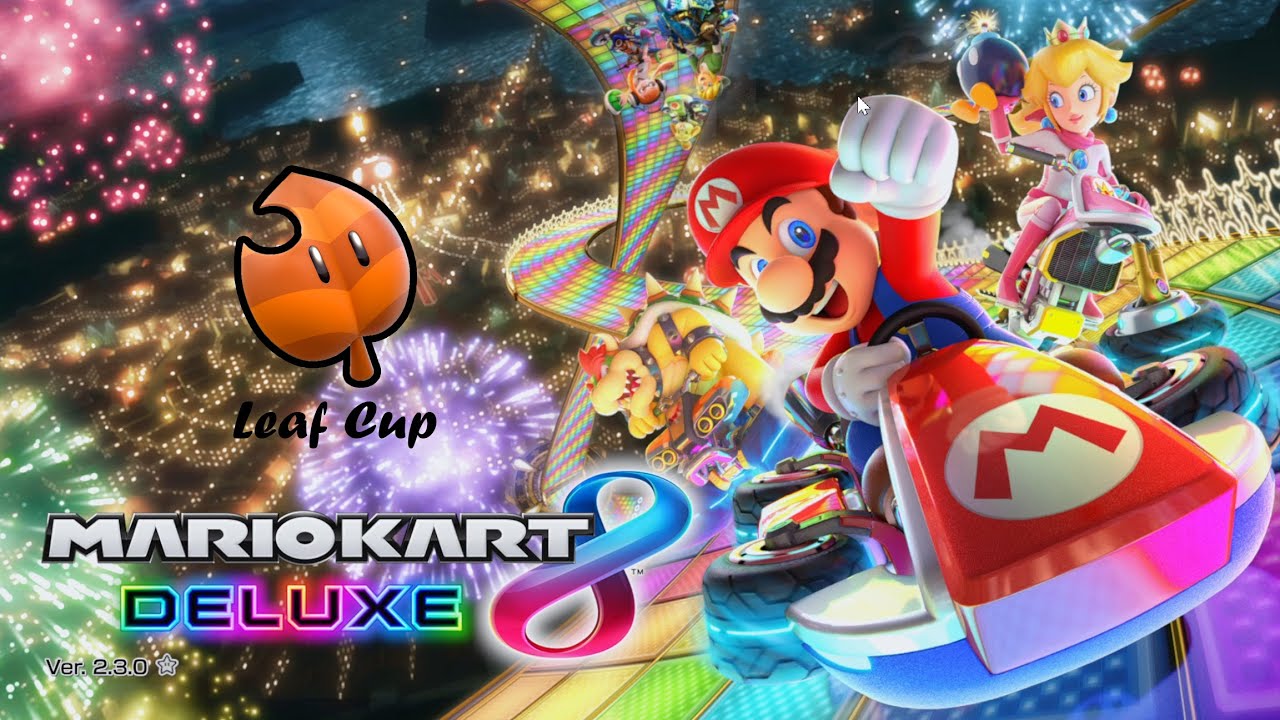 Mario Kart 8 deluxe - Leaf Cup 100 cc - 2 Players Grand Prix 9