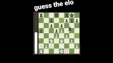can you guess the elo? #chess #shorts #chesstactics #foryoupage