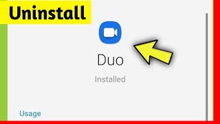Google Duo एप्लीकेशन को कैसे अनइंस्टॉल करें? screenshot 3