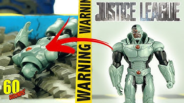 60 SECONDS Experiment - SHREDDING VS Justice League | CRASH TEST