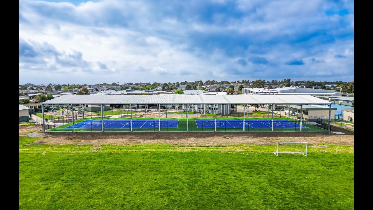 Cranbourne East Secondary School ball court cover