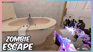 Counter-Strike: Source Zombie Escape - ze_bathroom_v2_5s on UNLOZE (Level 1)
