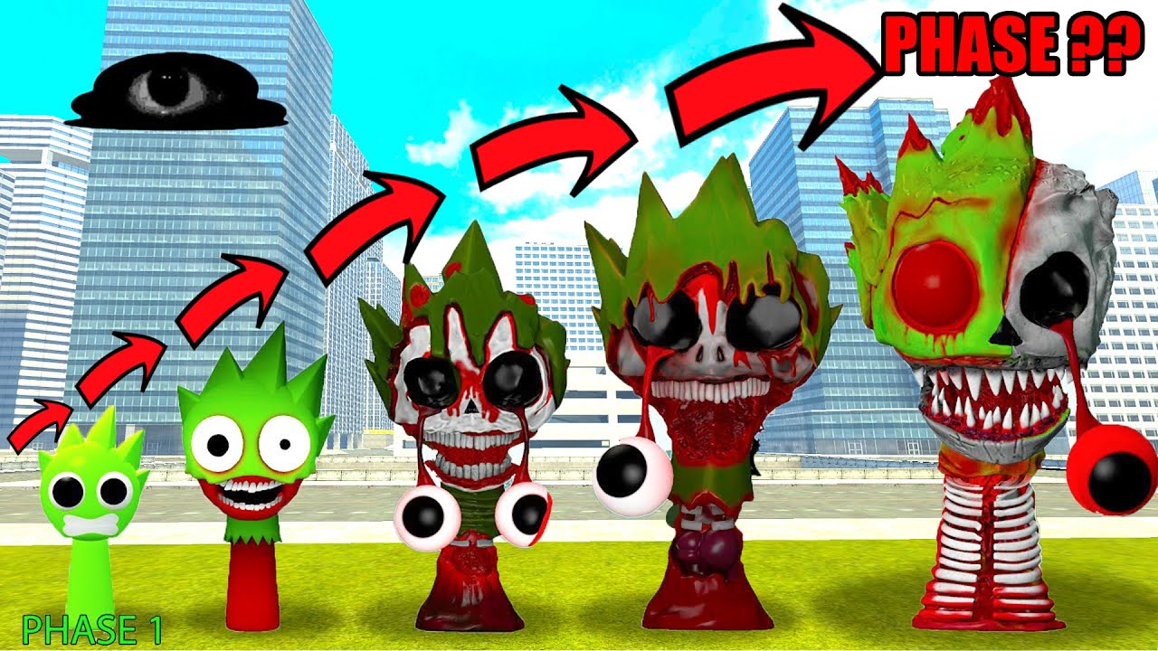 NEW ALL PHASES 1-10 EVOLUTION OF LIME OWAKCS SPRUNKI In Garry's Mod!
