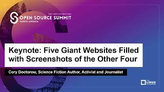 Keynote: Five Giant Websites Filled with Screenshots of the Other Four  Cory Doctorow