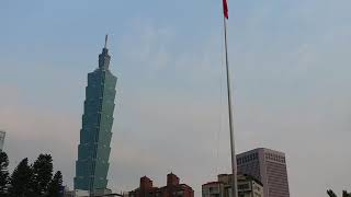 20180518國父紀念館(Dr. Sun Yat-Sen Memorial Hall)海軍儀隊交接:1700閉殿哨~1730降旗