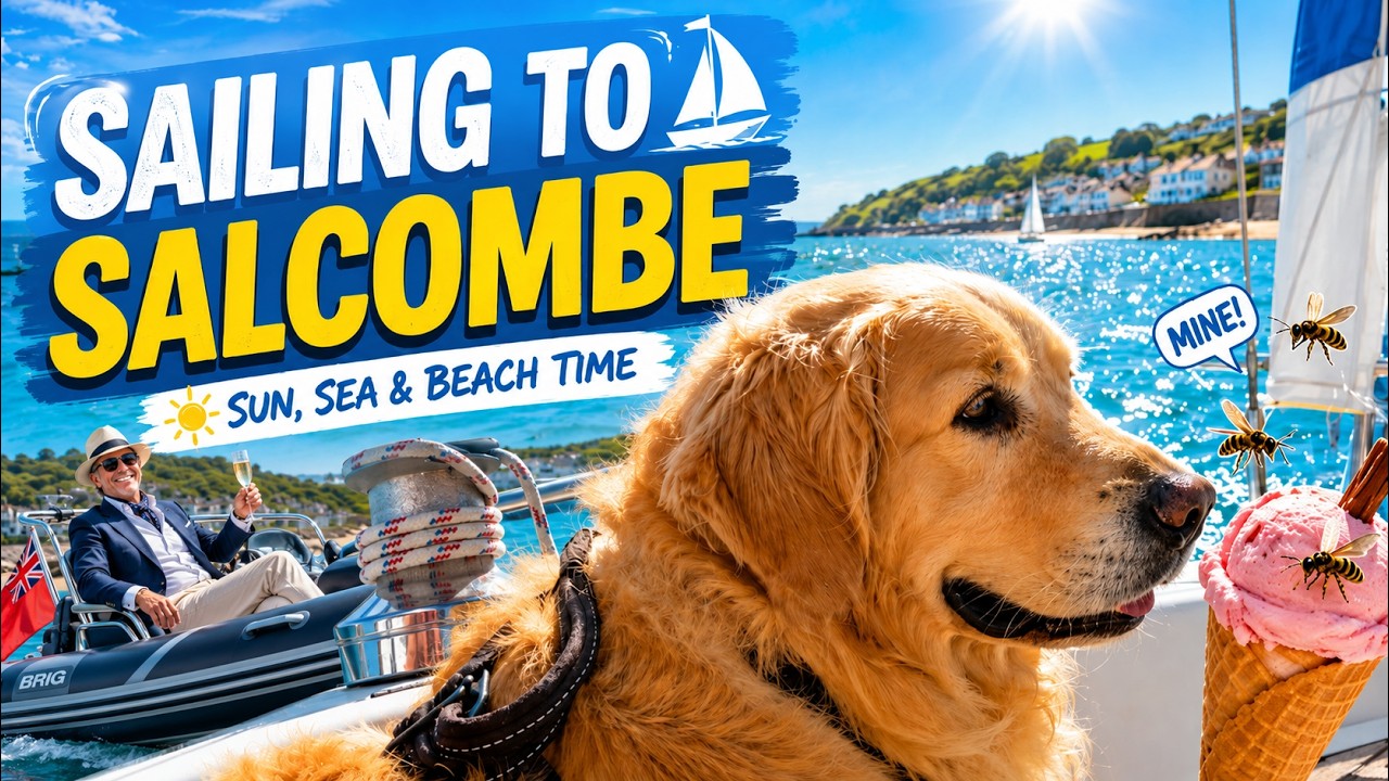 Phoebe Jo sailing towards Salcombe