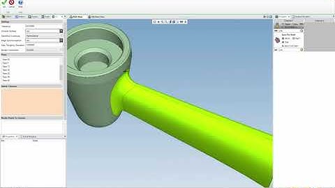 ESPRIT TNG R3.1 Knitted Surface Improvement  Seamless Parametric Curves