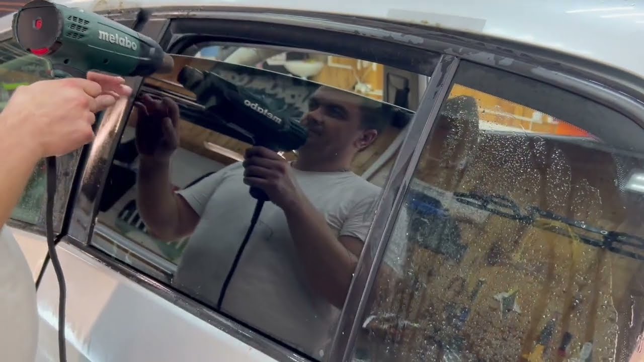 Как затонировать фары пленкой