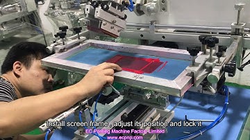 How to use CNC Screen Printing Machine