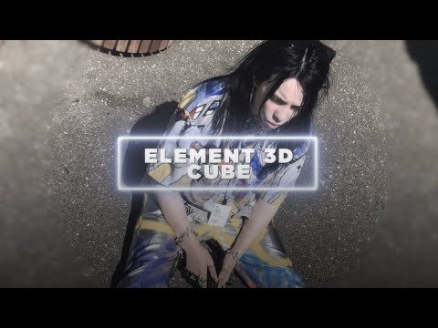Element 3D cube + rocks
