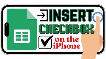 Google Sheets: Insert Checkbox on your Spreadsheet with your iPhone! (Helpful Hack)