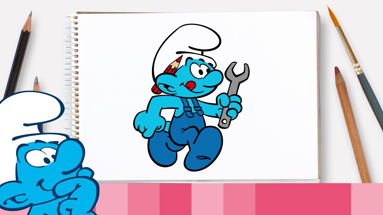 How to draw Handy • The Smurfs