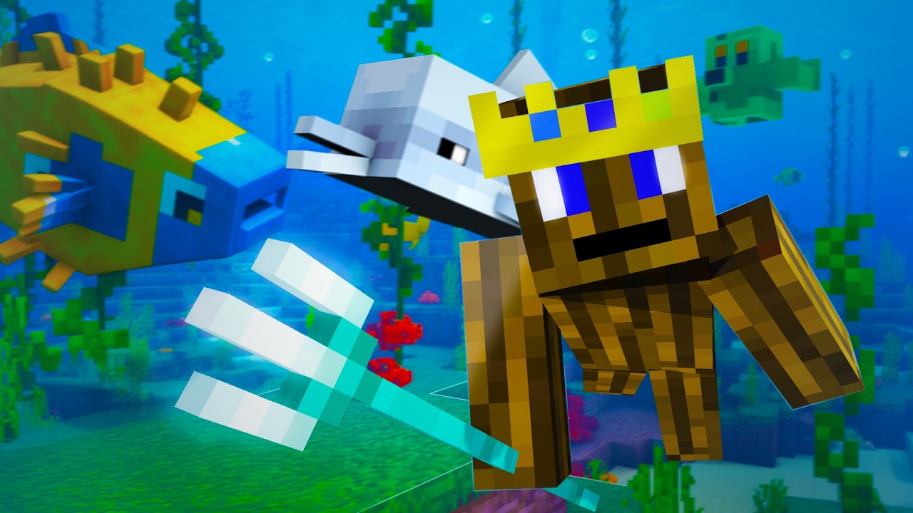 KIJÁTSZOTTAM A MINECRAFTOT VÍZ ALATT…