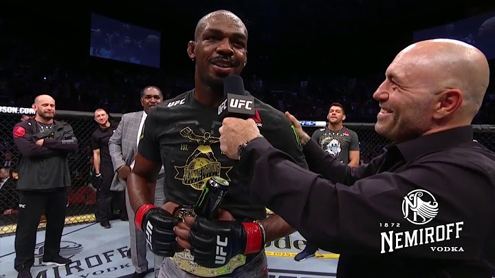 UFC 232: Джон Джонс - Слова после боя