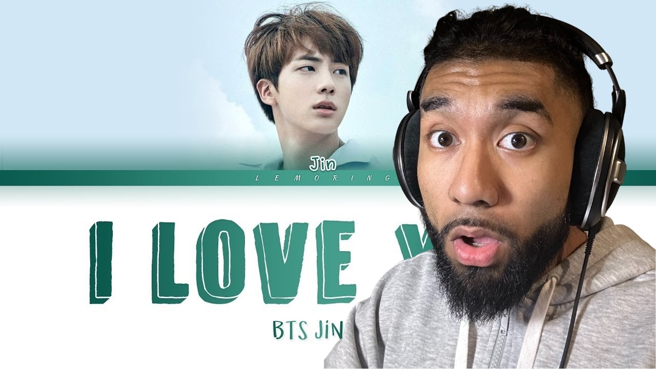 BTS JIN - I Love You (난 너를 사랑해) (Cover) [Color Coded Lyrics/Han/Rom/Eng/가사] | REACTION