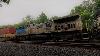 [4K] Epic NS #4001 Heritage Unit #AC44C6M (Rebuilt Dash 9-40C ex-8879) on #Train 261- Lehigh Line