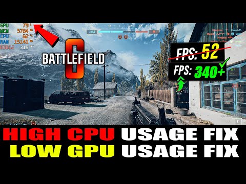 Как исправить высокую загрузку ЦП и низкую загрузку видеокарты в Battlefield 6 (исправлен низкий ...