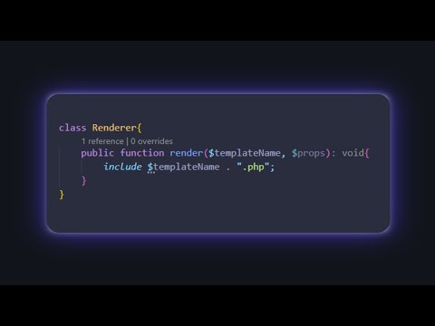 A Utility to render partials in php