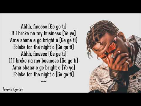 Finesse - Pheelz (Lyrics) Ft. BNXN | ahh finesse if broke nah my business (Tiktok Song)