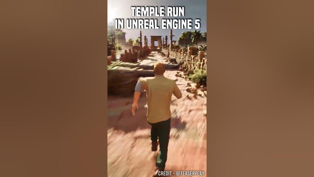Incrível! Temple Run ganha versão ultrarrealista feita na Unreal
