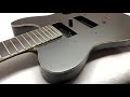 ESP-II T-B7 27 in scale Baritone guitar - Painter Satin Black by Sims Custom Shop