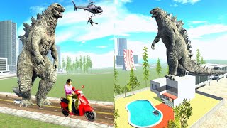 āĻāĻŽāĻžāĻĻā§āϰ āĻļāĻšāϰ⧠Godzilla āĻšāĻžāĻŽāϞāĻž āĻāϰā§āĻā§ || Godzilla Vs Franklin || Indian Bike Driving 3D